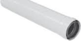 Trubka s izolací Ø 80 mm, délka 500 mm, lakovaná pro NEkondenzační kotle