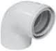Koleno 90° Ø 80mm s izolací pro NEkondenzační kotle