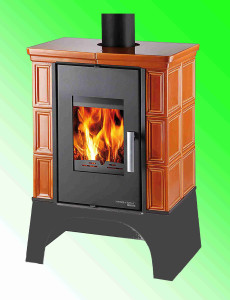 HAAS+SOHN EBOLI AL II s výměníkem, kachle karamel