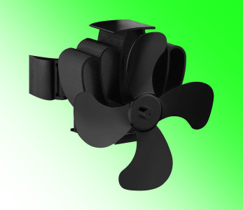 LIENBACHER - Krbový ventilátor na kouřovod černý