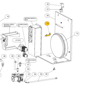 MORATOP Držák expanzní nádoby horní